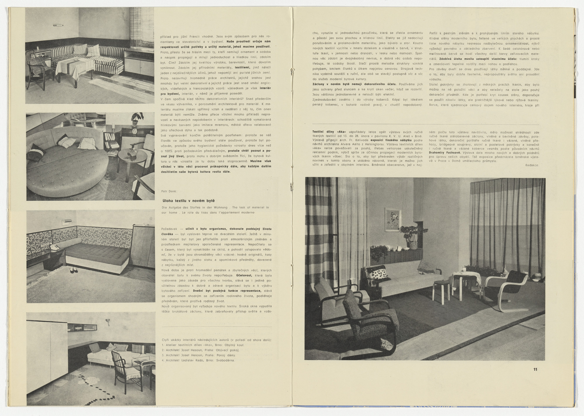 František Kalivoda. Magazin AKA, no. 2. 1938