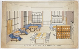 Elena Semenova. Workers’ Club Lounge (Komnata otdykha v rabochem klube). 1926