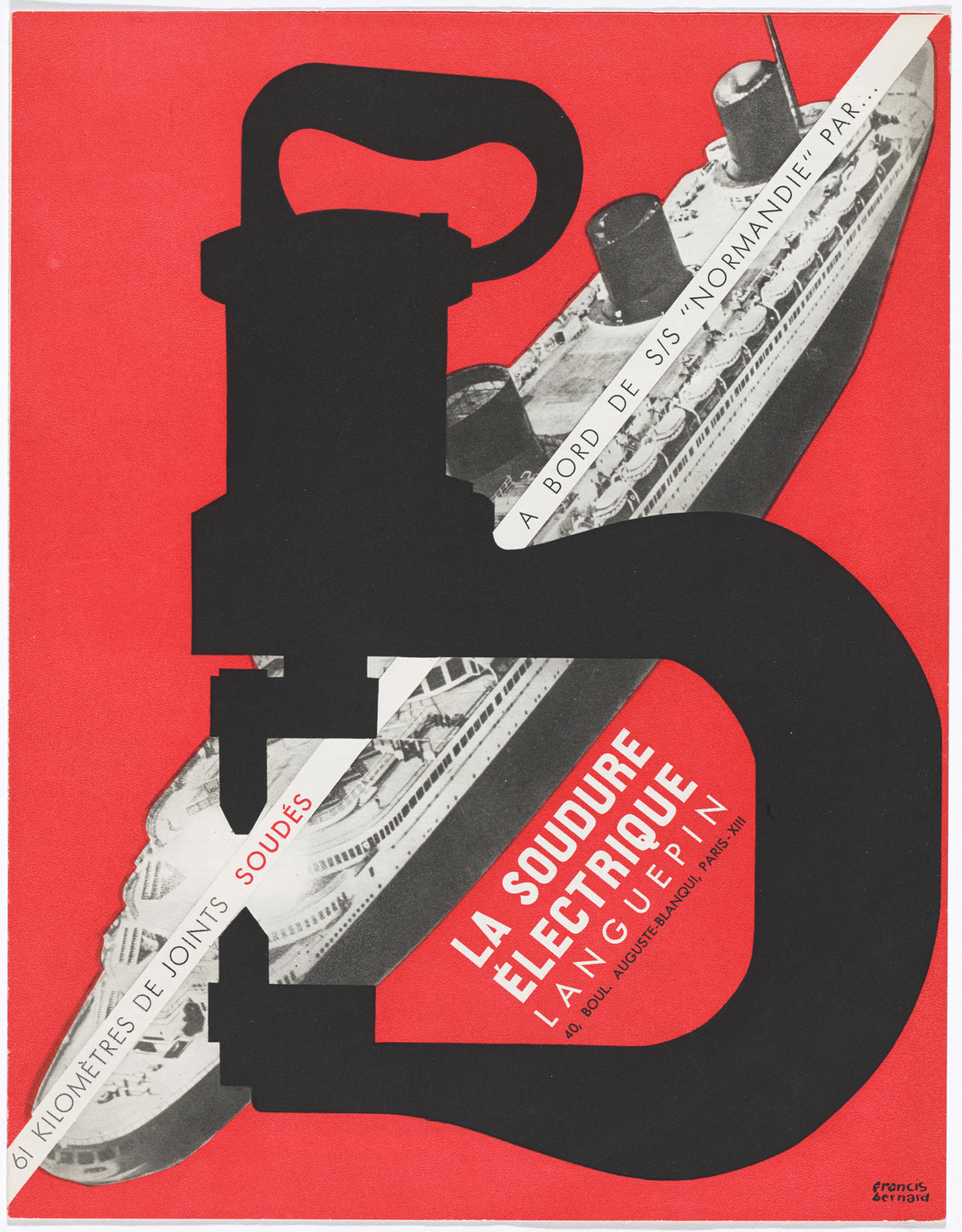 Francis Bernard. Brochure for Languepin Electric Welding. c. 1930