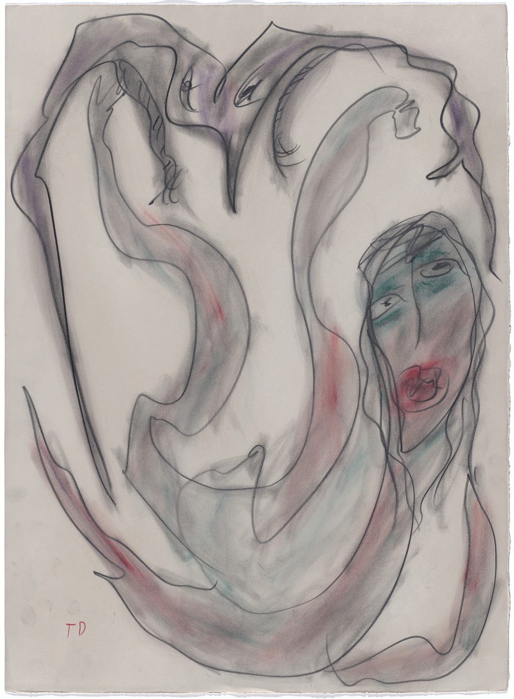 Thornton Dial. The Bat Lady. 1995