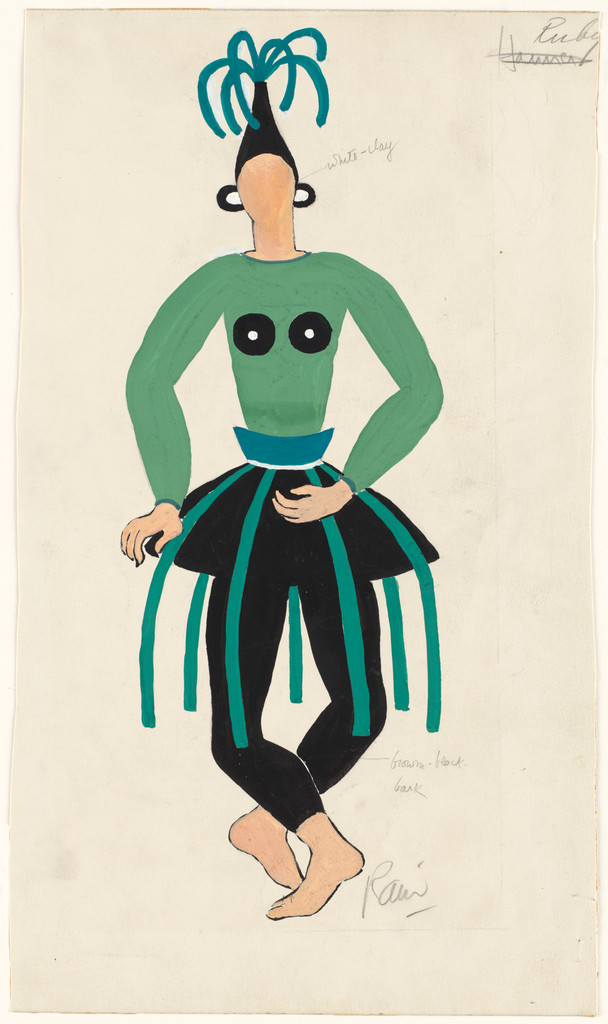 Costume design for the ballet Yankee Clipper