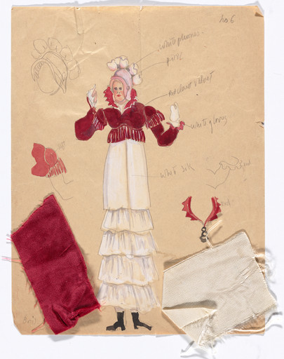 Costume design for the ballet Promenade