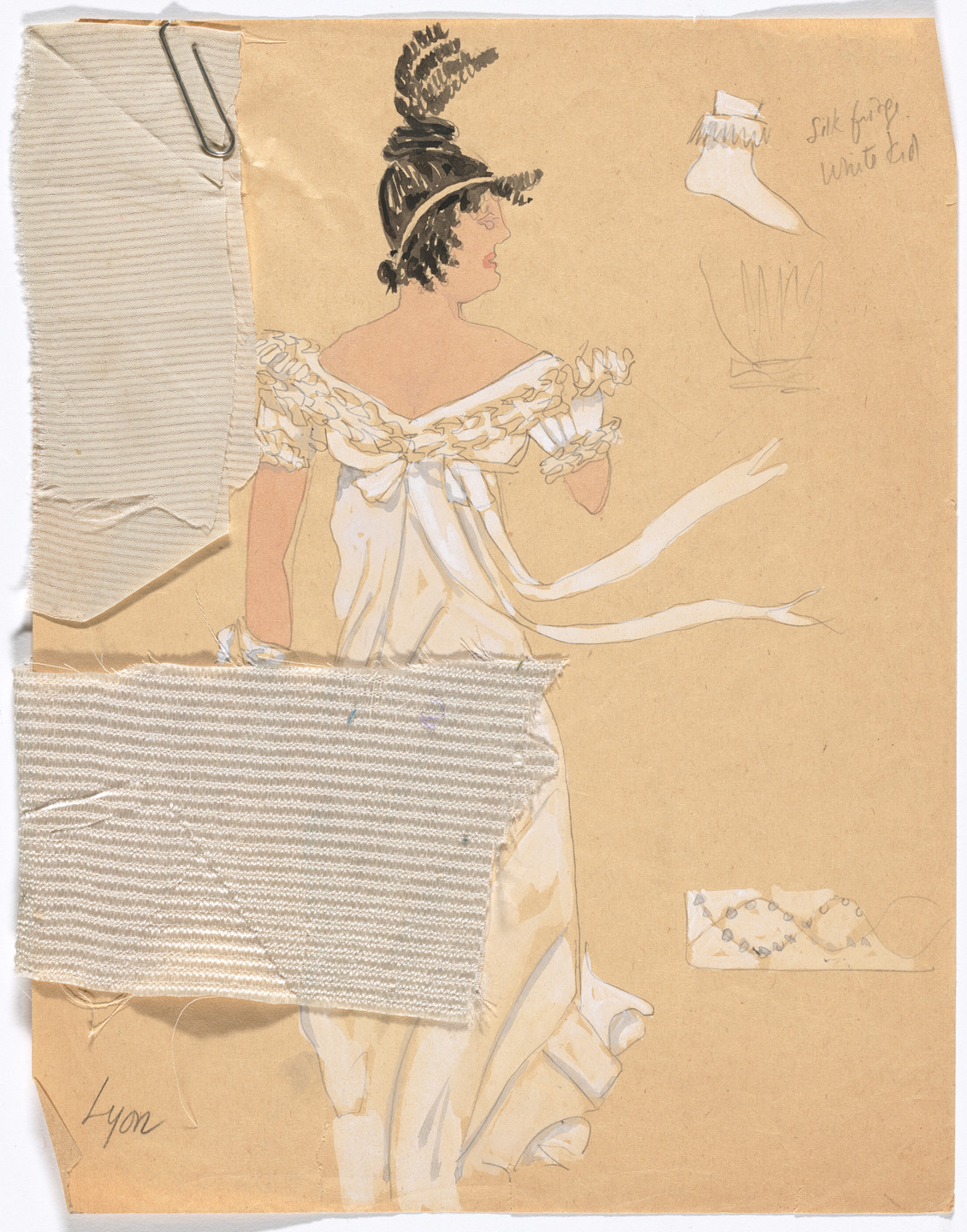 Forrest Thayer. Costume design for the ballet Promenade. 1936