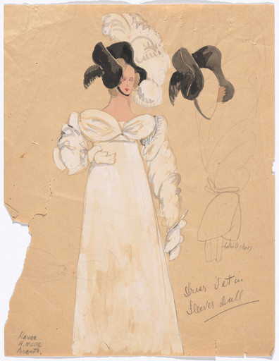 Costume design for the ballet Promenade