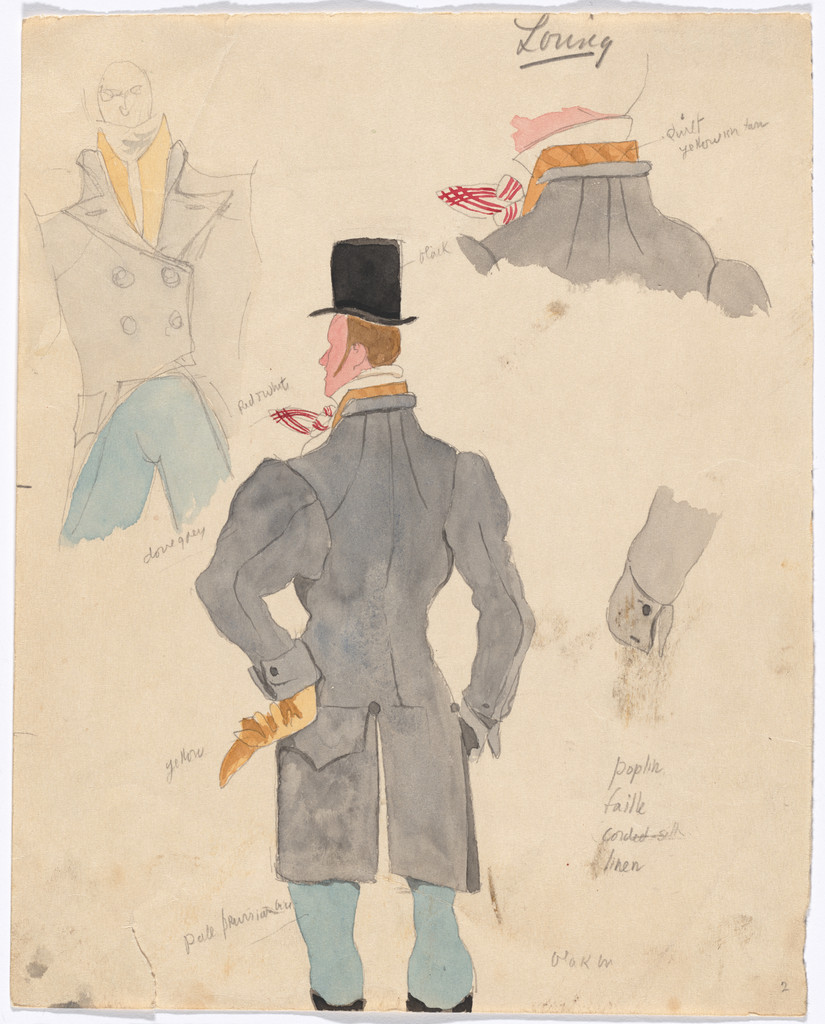 Costume design for the ballet Promenade