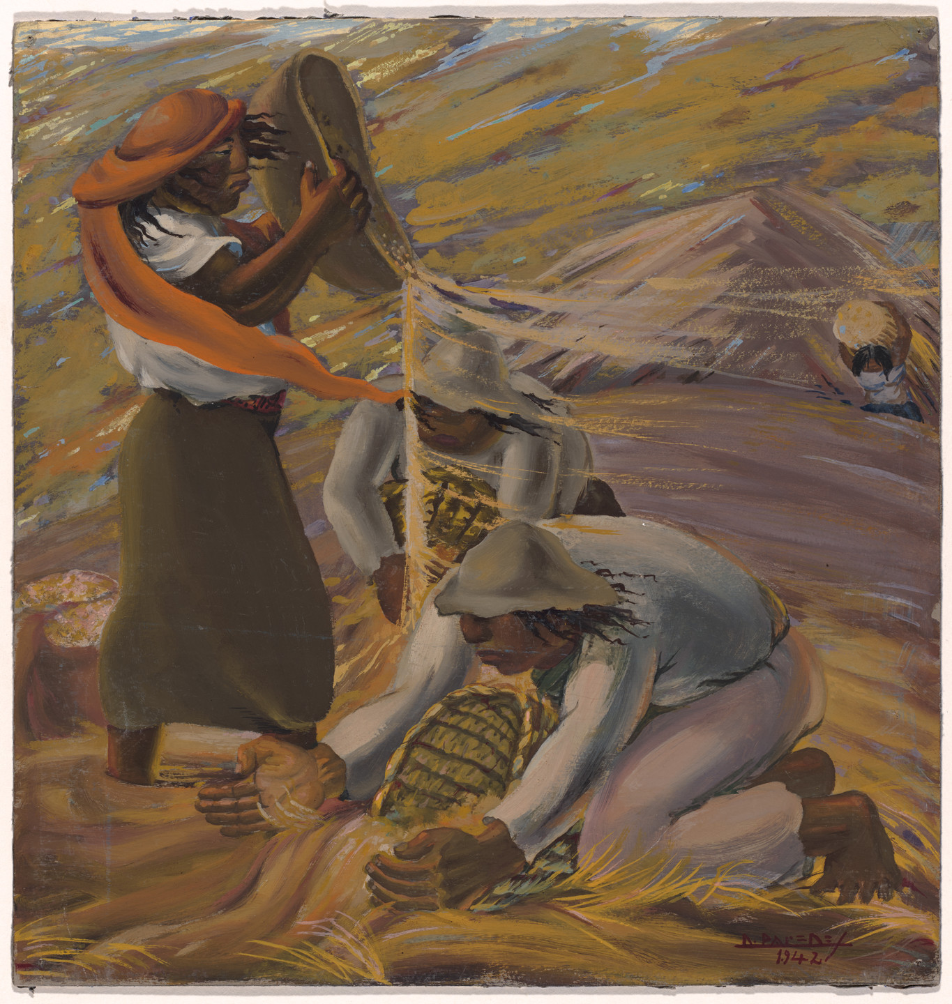 Diógenes Paredes. Threshers (Segadores). 1942