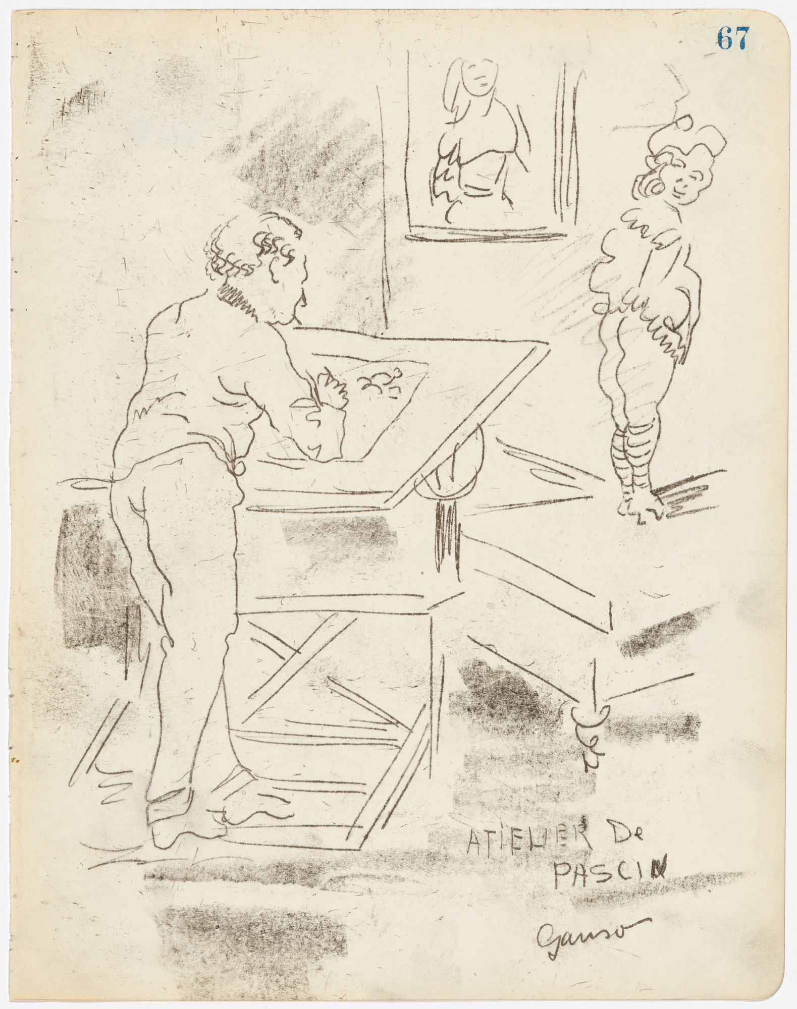 Emil Ganso. Atelier Pascin