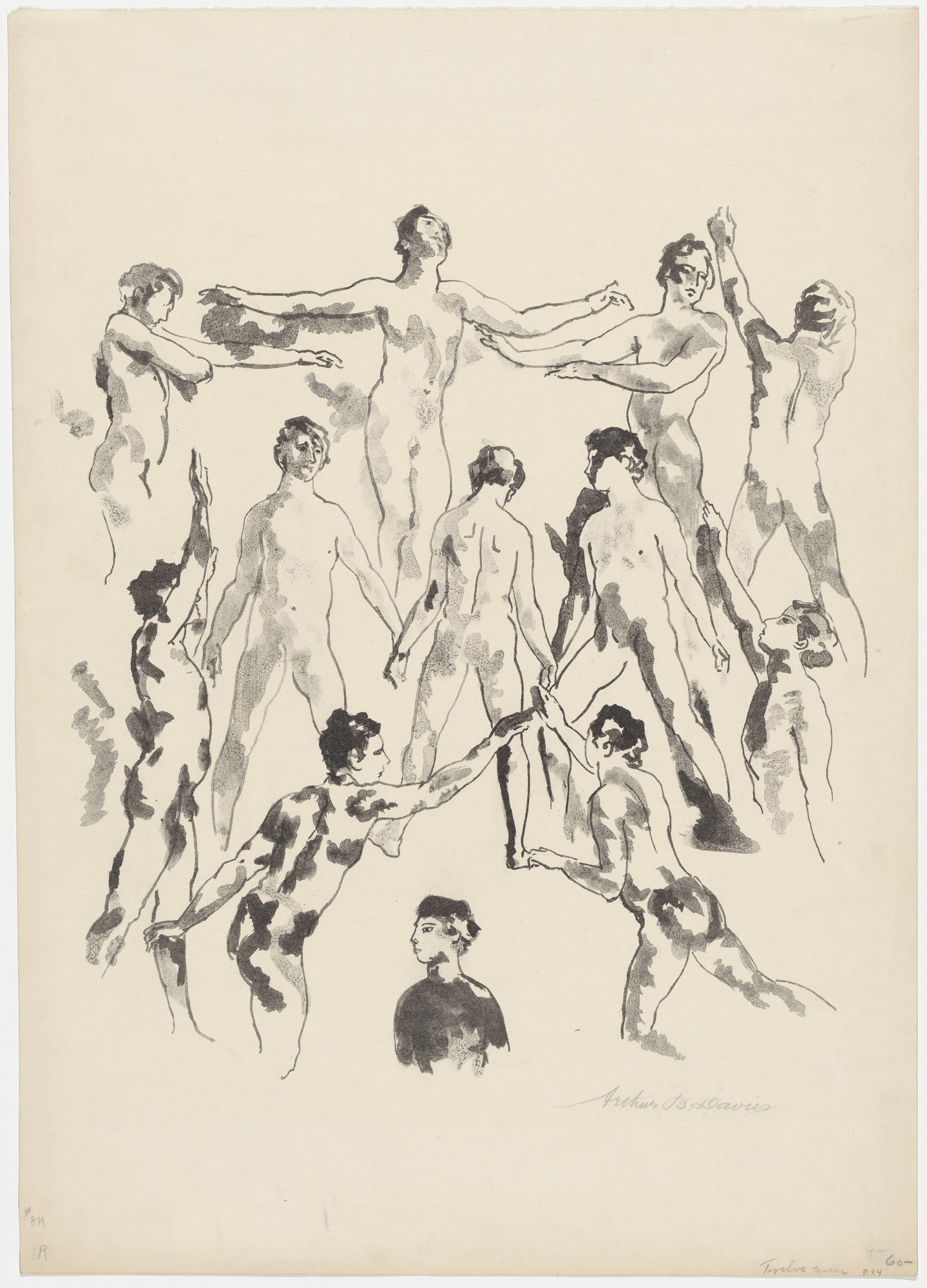 Arthur B. Davies. Twelve Men
