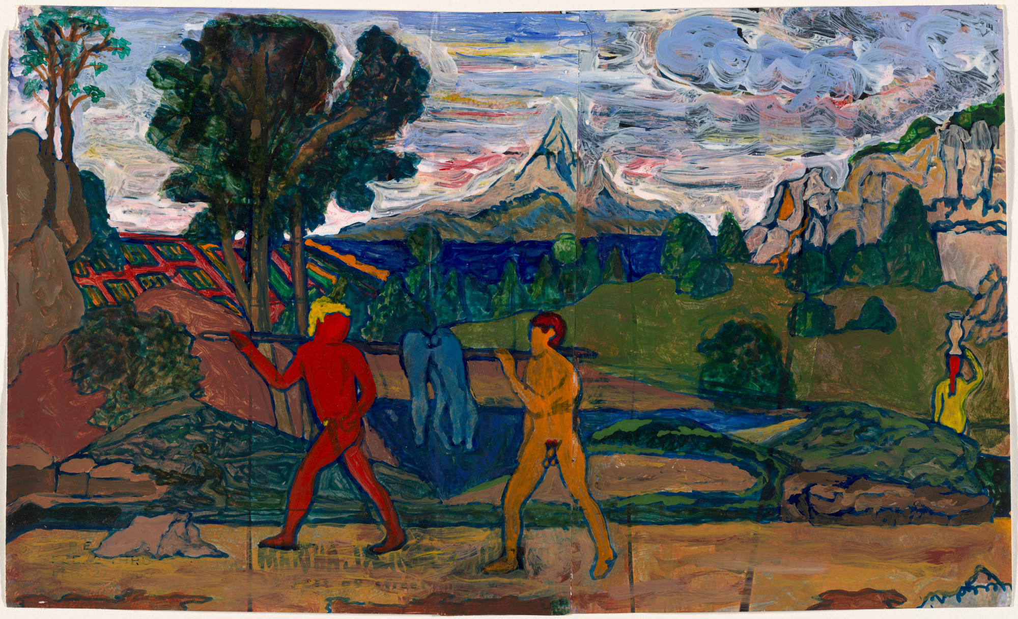 Bob Thompson. Untitled (After Poussin). 1964