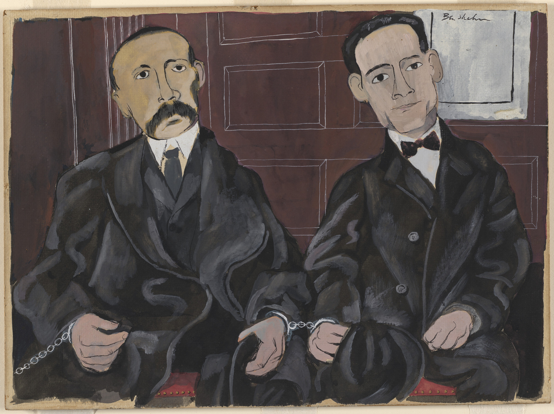 Ben Shahn. Bartolomeo Vanzetti and Nicola Sacco. 1931–32