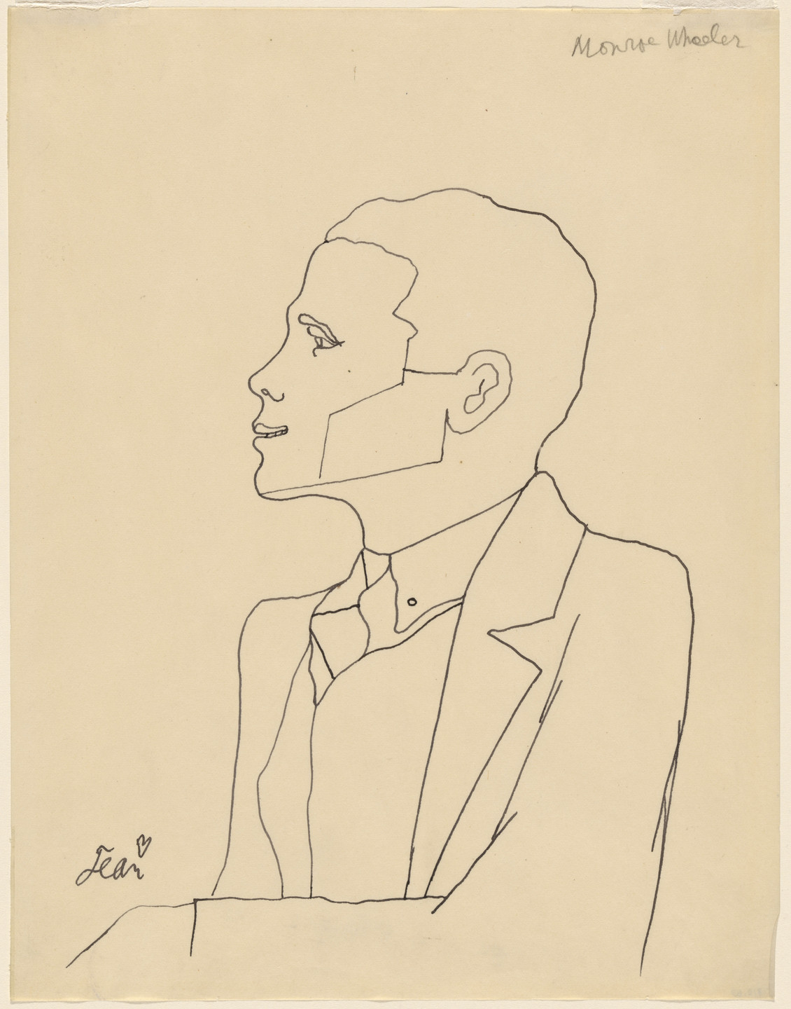 Jean Cocteau. Monroe Wheeler. 1927