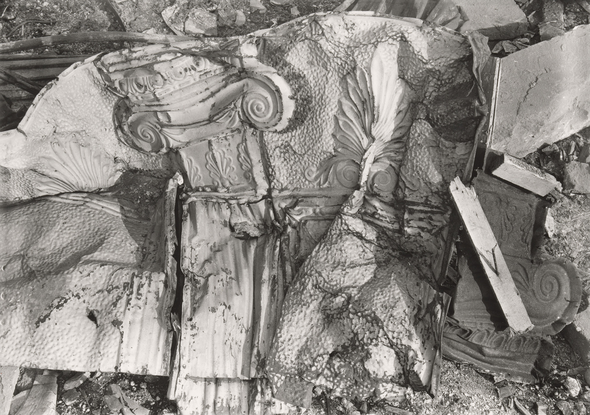 Walker Evans. Stamped Tin Relic. 1929 | MoMA