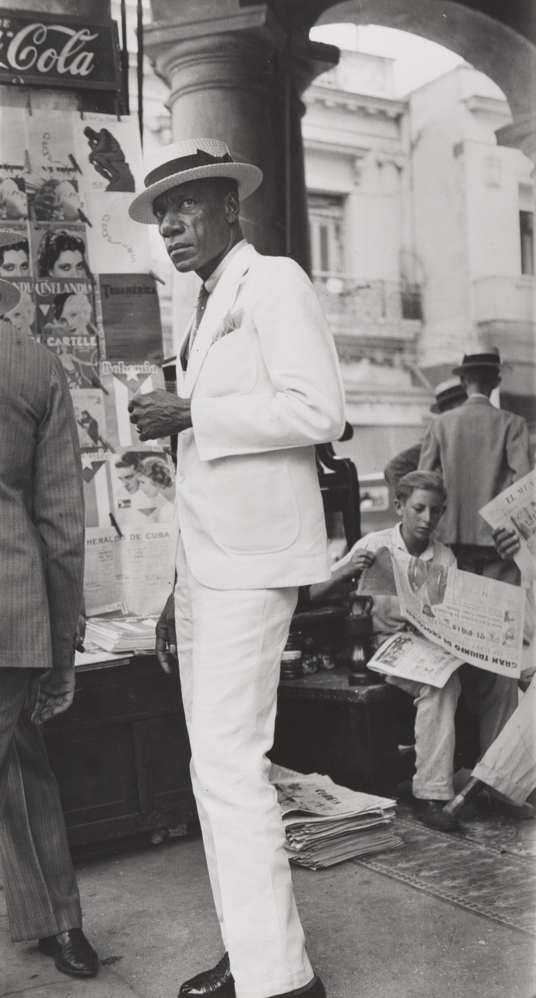 Walker Evans. Citizen in Downtown Havana. 1932