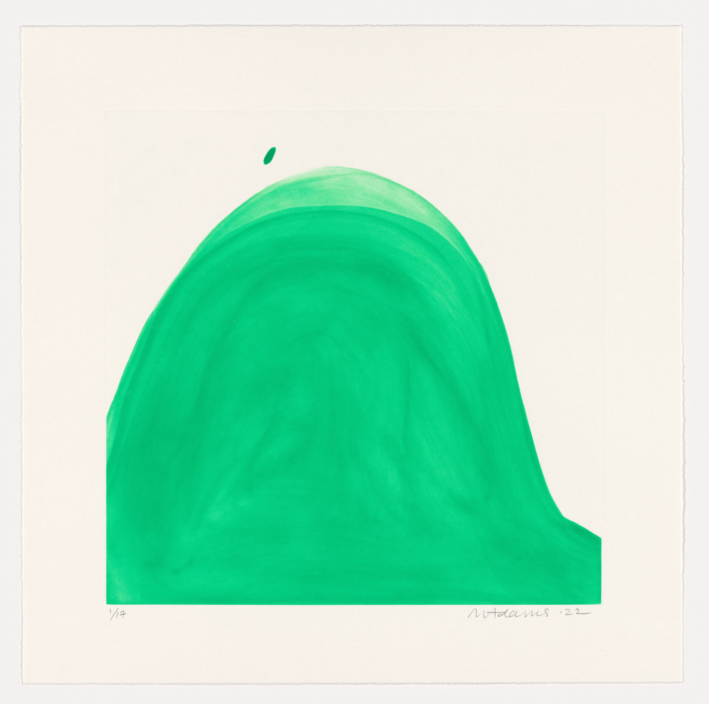 Marina Adams. NY Series (Etchings) Permanent Green. 2022