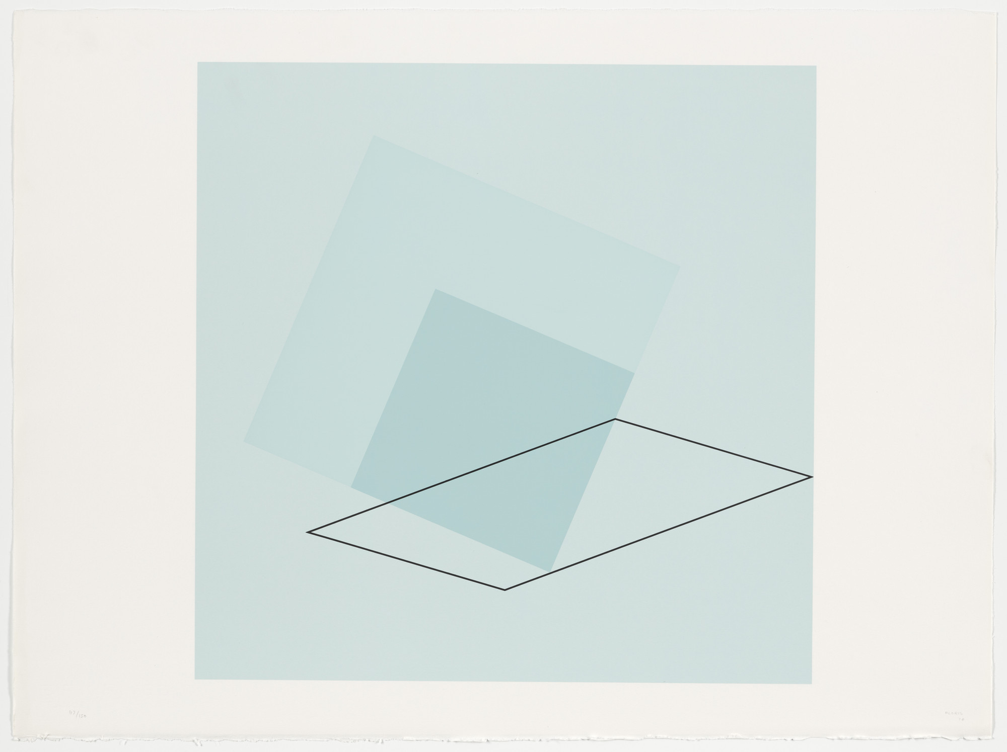 Marcel Floris. The Square and its Shadow (El Cuadrado y su Sombra) from Actualidad Gráfica-Panorama Artístico