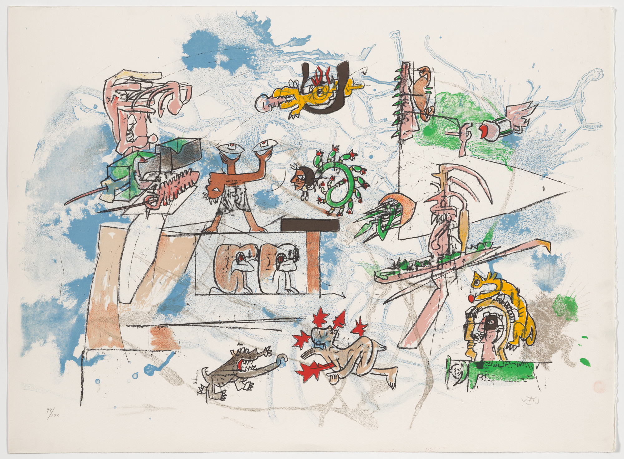 Roberto Matta. Popol-Vuh from Actualidad Gráfica-Panorama Artistico