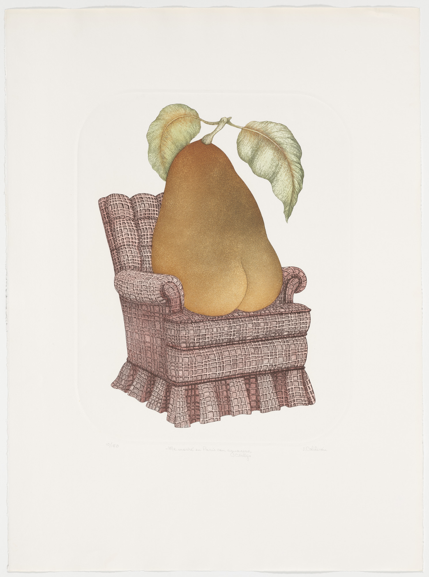 Juan Calderón. I Will Die in Paris in a Downpour (Moriré en París con Aguacero) from Actualidad Gráfica-Panorama Artístico