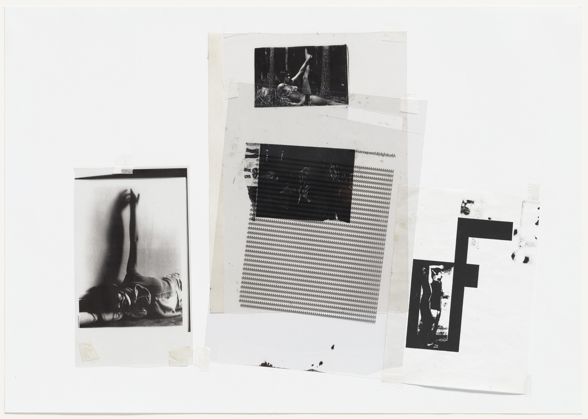 Paulina Olowska. Body Movement Alphabet Study
