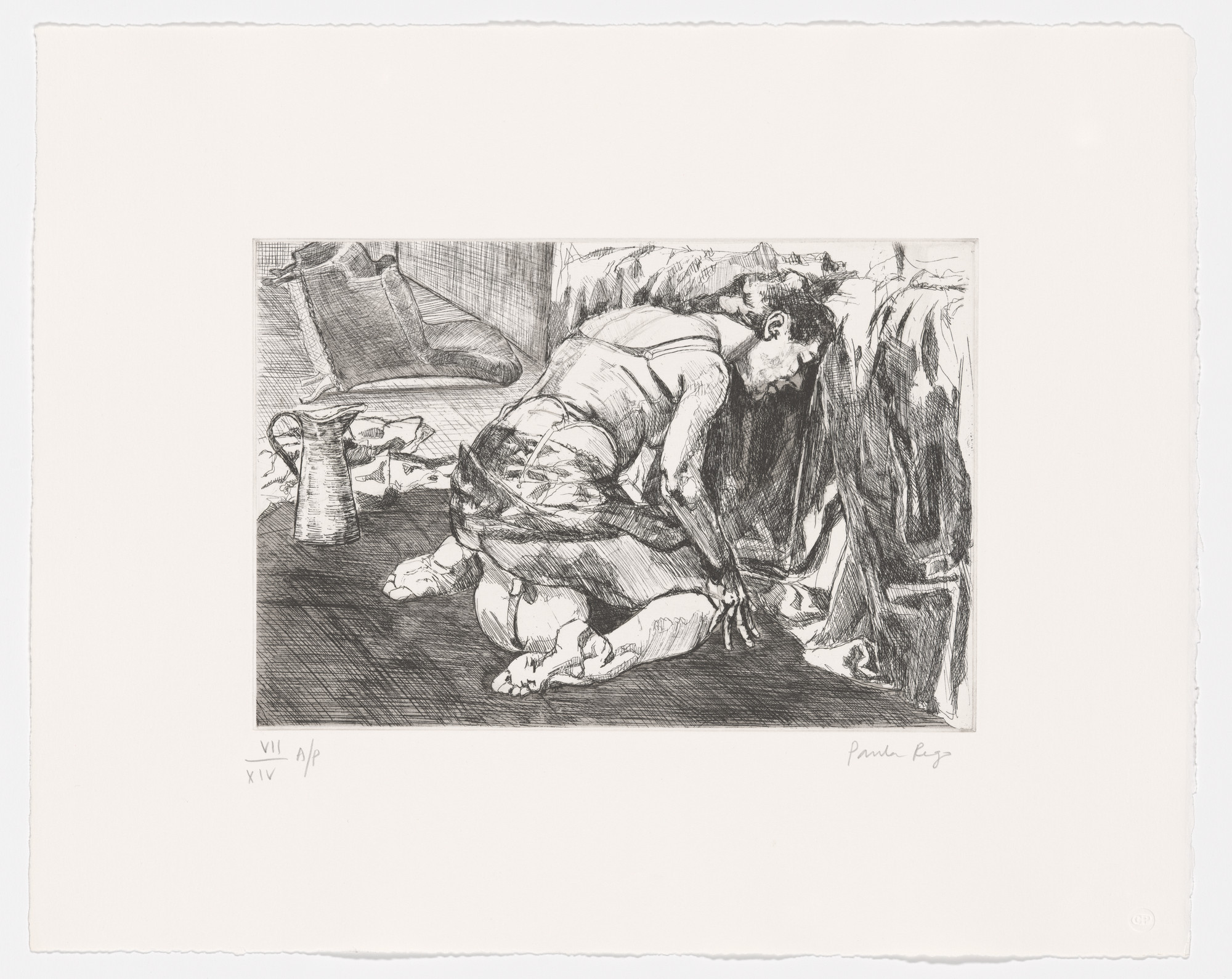 Paula Rego. Untitled 5 from Untitled (The Abortion Series)