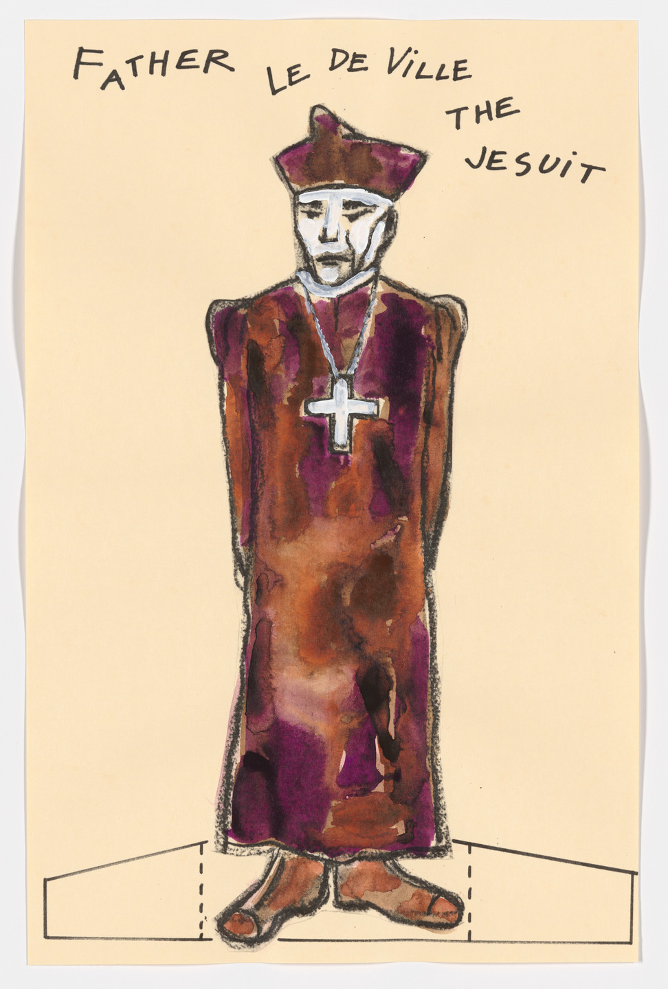 Jaune Quick-to-See Smith. Paper Dolls for a Post-Columbian World. 1991