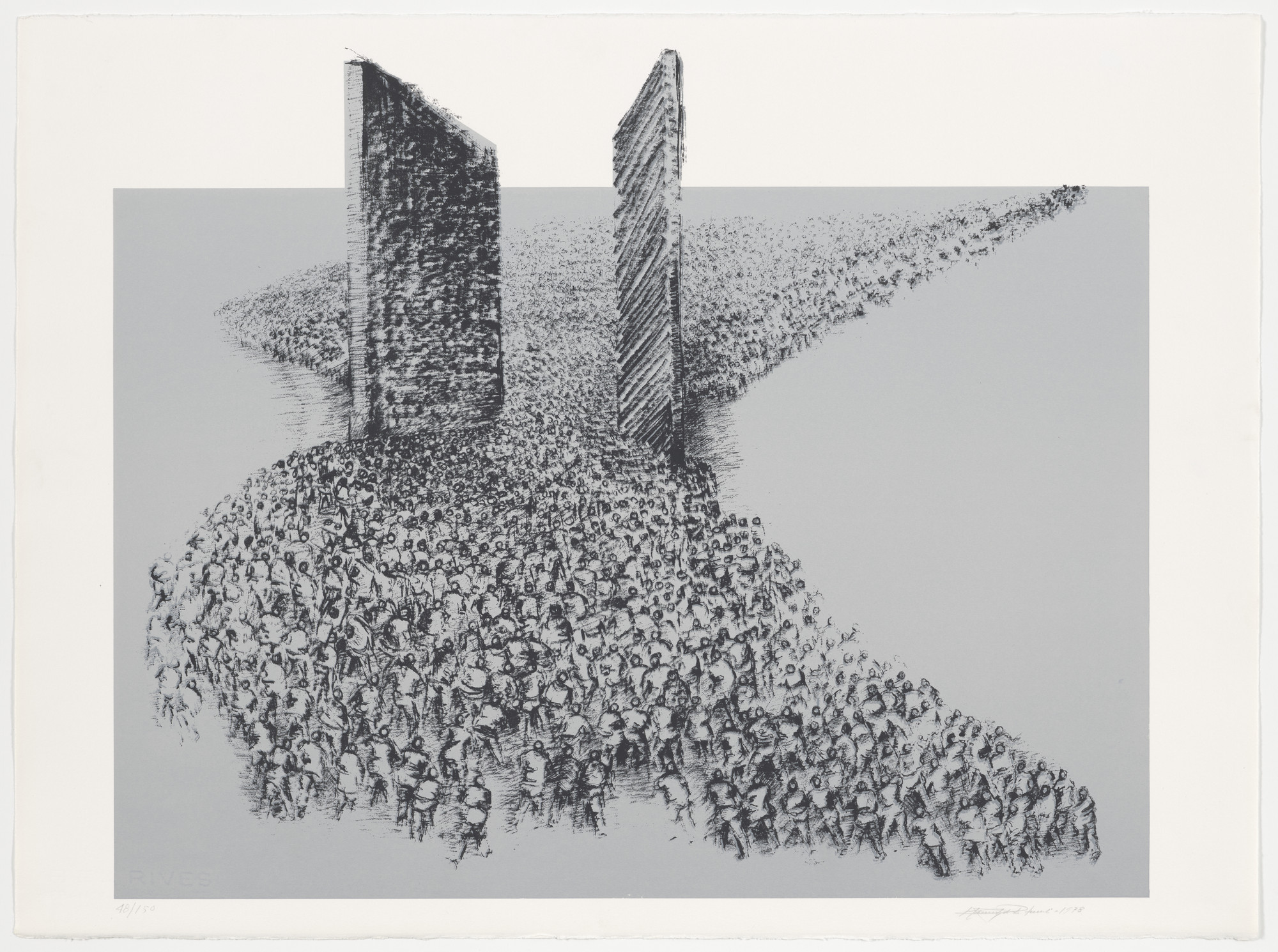 Manuel de la Fuente. The Gate (La Puerta) from Actualidad Gráfica-Panorama Artístico