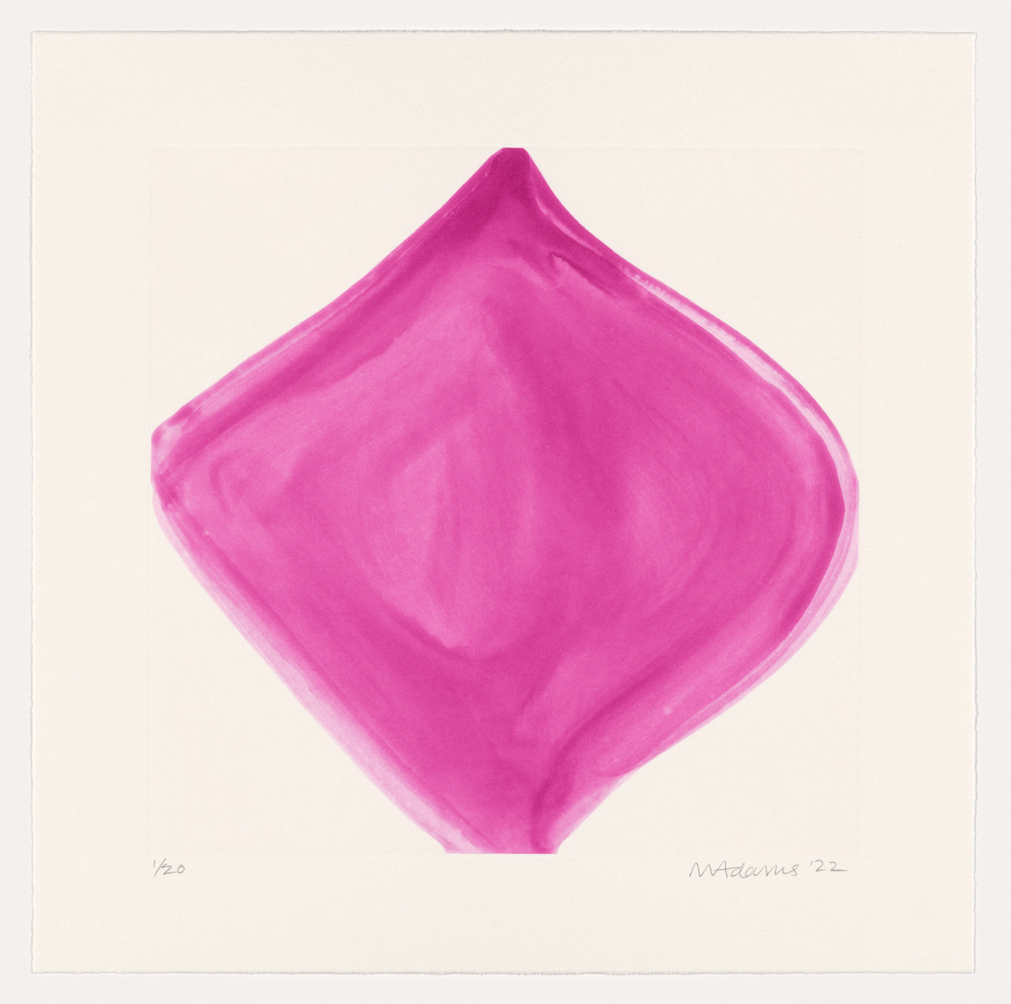 Marina Adams. NY Series (Etchings) Violet. 2022
