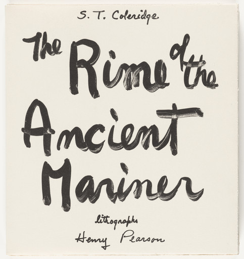 Folder lining from The Rime of the Ancient Mariner