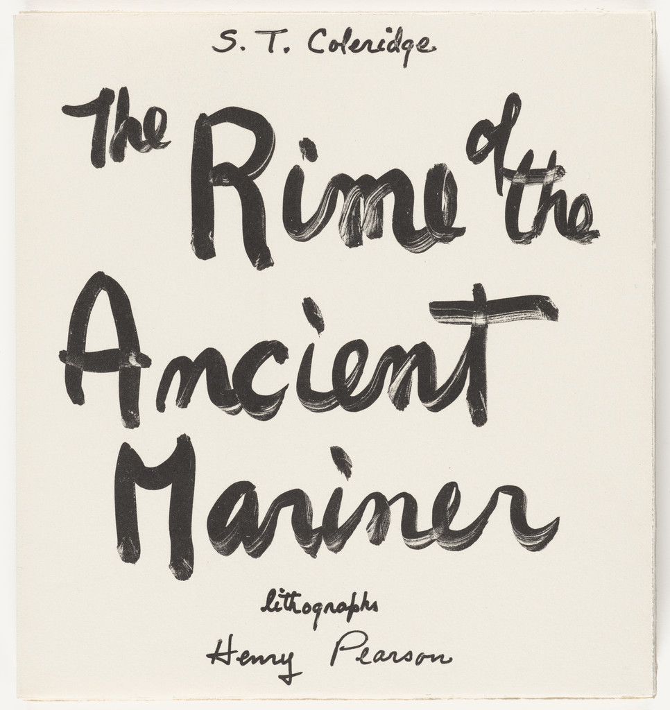 Folder lining from The Rime of the Ancient Mariner