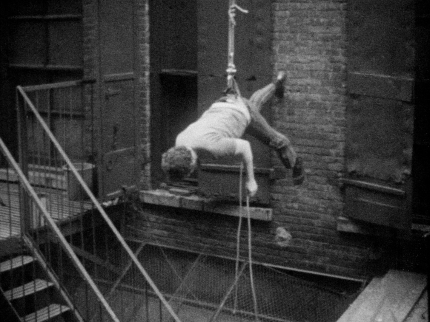 Trisha Brown. Man Walking Down the Side of a Building. 1970
