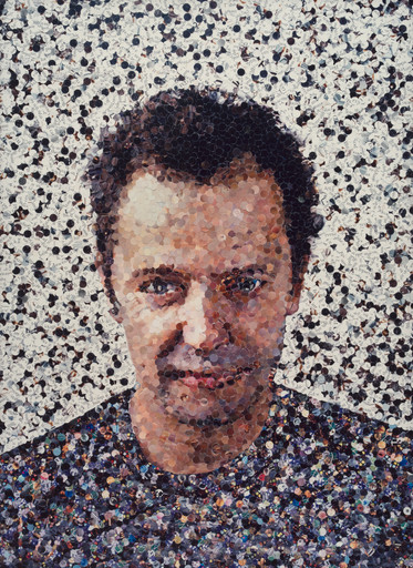 Vik Muniz. _Self Portrait (_from Pictures of Magazines). 2003