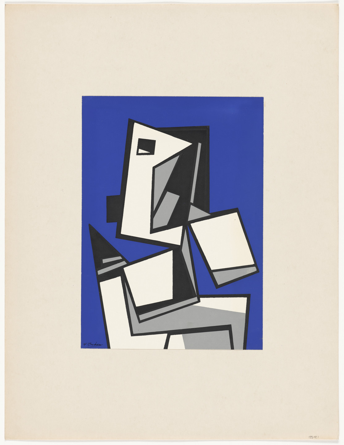 Frank K. Bacher. Untitled from 15 Original Etchings/Serigraphs. 1946