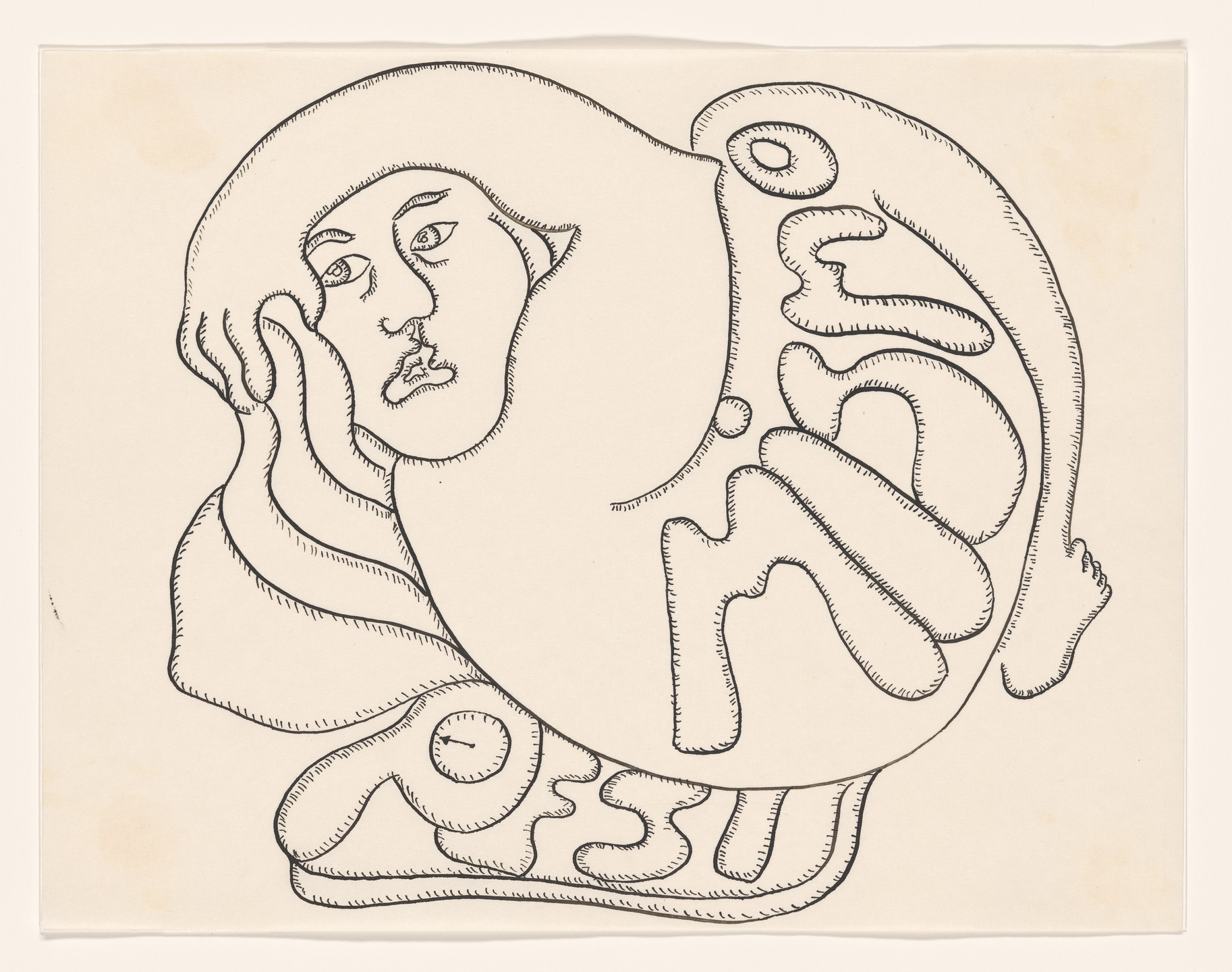 Cecilia Vicuña. Pesimismo: el excesivo peso de sí mismo (Pessimism: The Excessive Weight of Yourself) from the series AMAzone Palabrarmas. 1978
