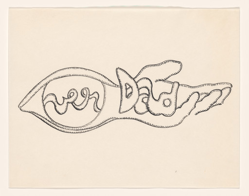 Cecilia Vicuña. Verdad: dar ver (Truth: To Give Sight) from the series AMAzone Palabrarmas. 1978