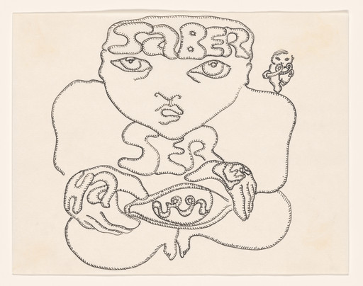 Cecilia Vicuña. Saber ser es hacer ver (To Know How to Be Is to Let Others See) from the series AMAzone Palabrarma. 1978