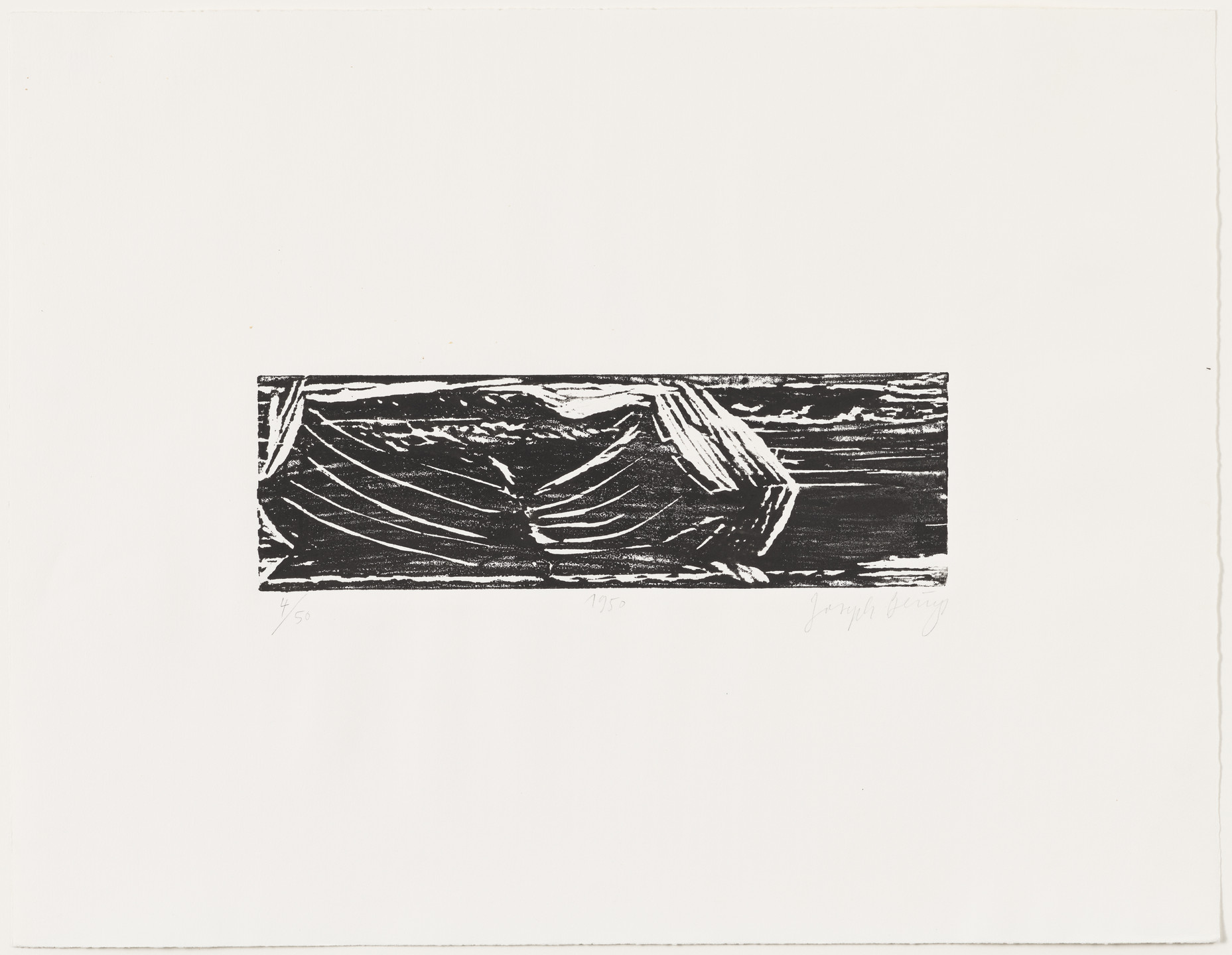 Joseph Beuys. Glacier (Gletscher). 1950, printed 1973-74