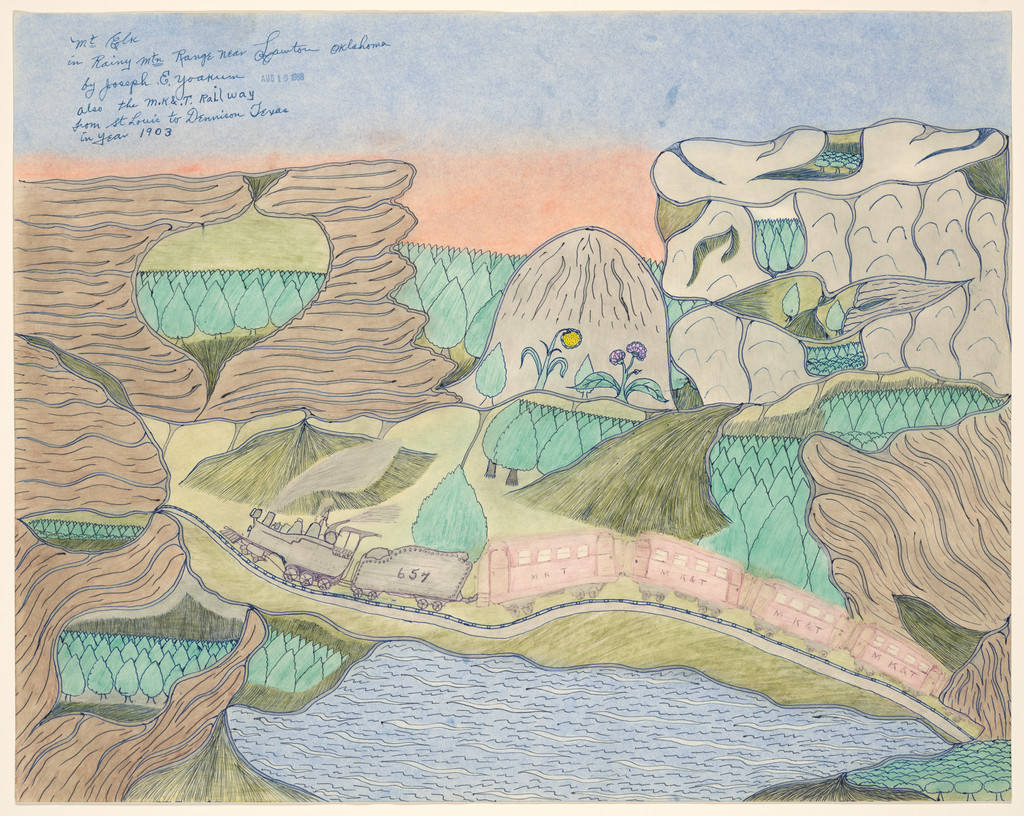 Mt Elk in Rainy Mtn Range near Lawton Oklahoma