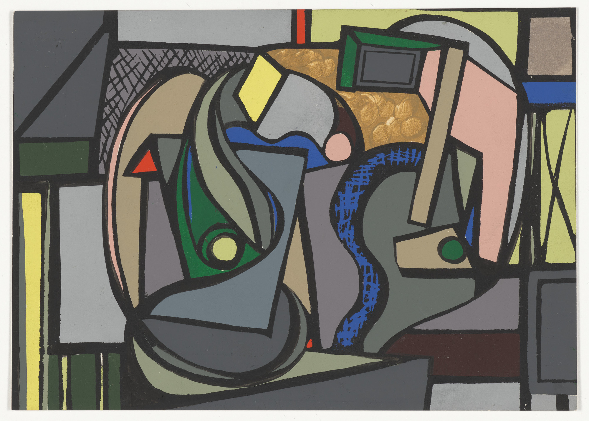 Judith Rothschild. Untitled (Proof) from 15 Original Etchings/Serigraphs. 1946