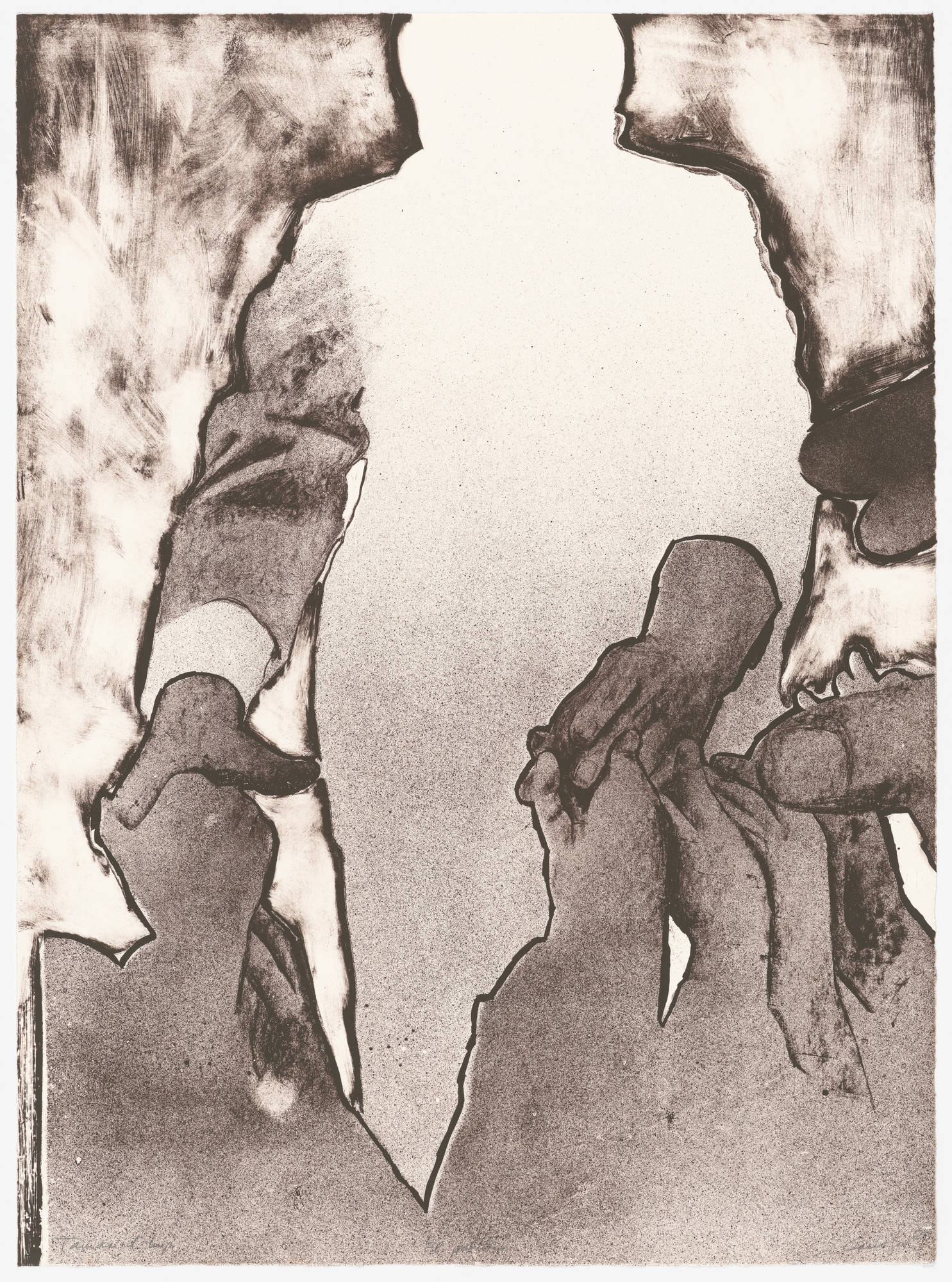 Rafael Canogar. The Politician (El Político) from The Earth