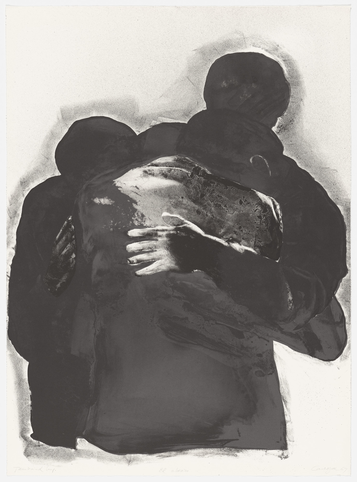 Rafael Canogar. The Embrace (El Abrazo) from The Earth