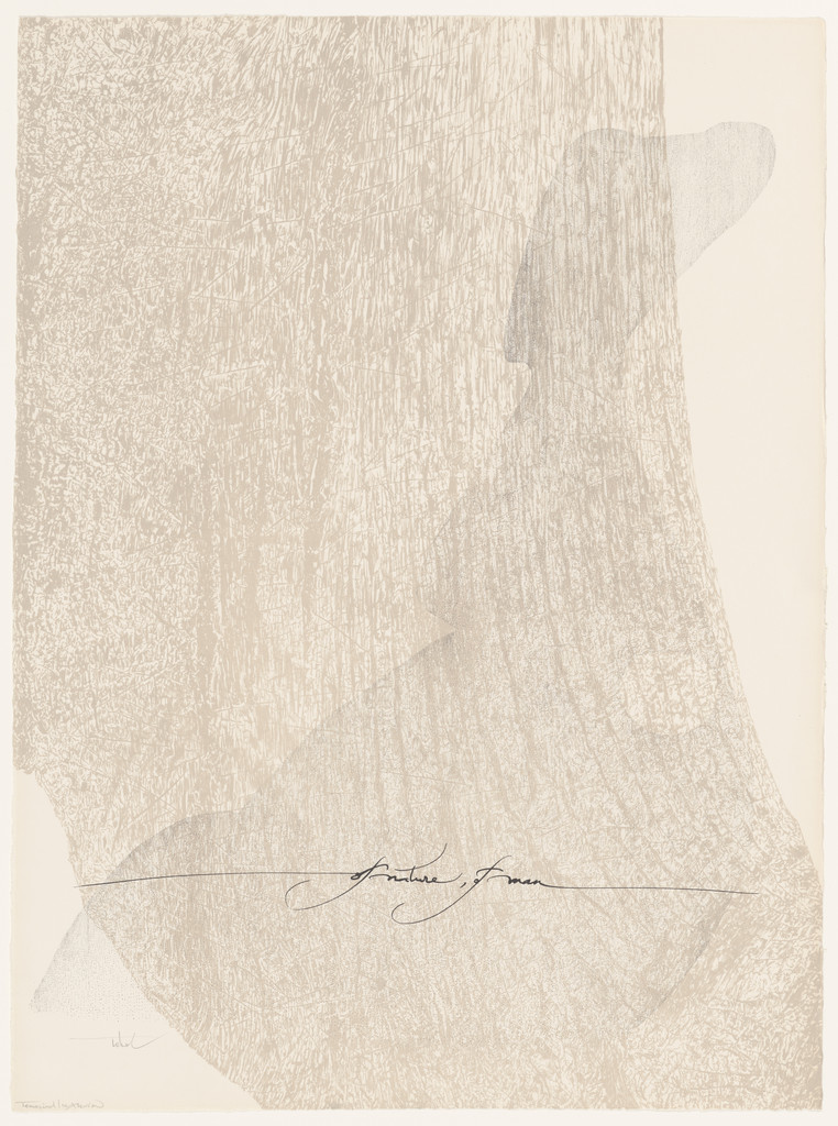 Title page from the portfolio Of Nature, Of Man, Peter Takal, 1964