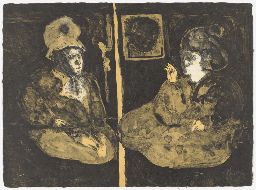 The Marriage of Arnolfini (plate 10) from Charenton