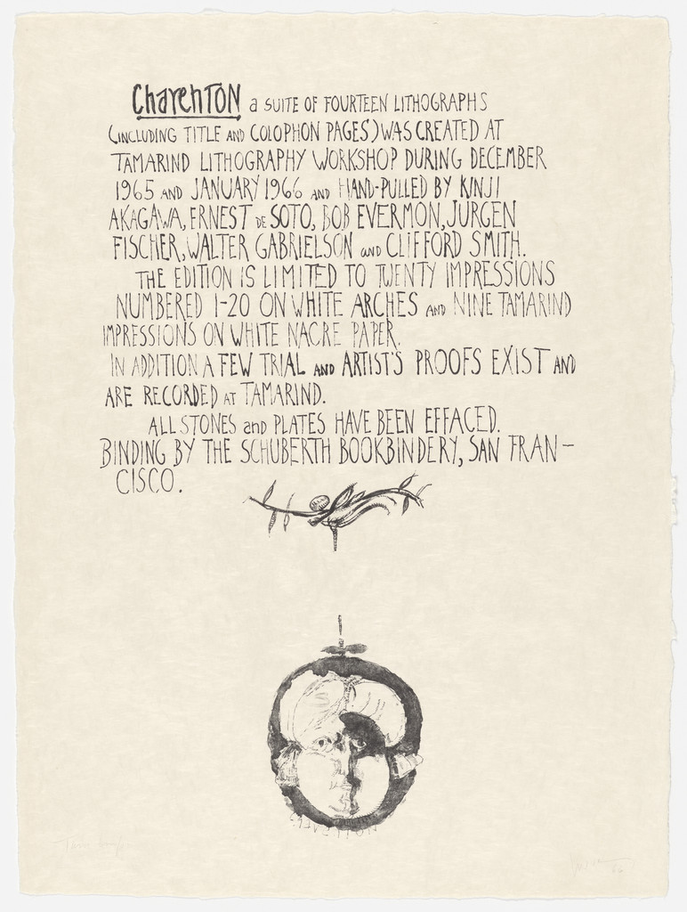 Colophon from Charenton