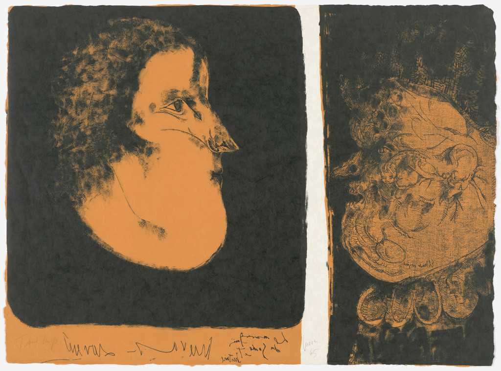 Justine and the Marquis de Sade (plate 1) from Charenton