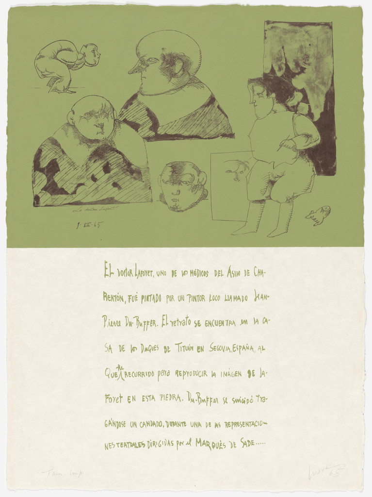 Doctor Laforet and His Patients (headpiece) from Charenton