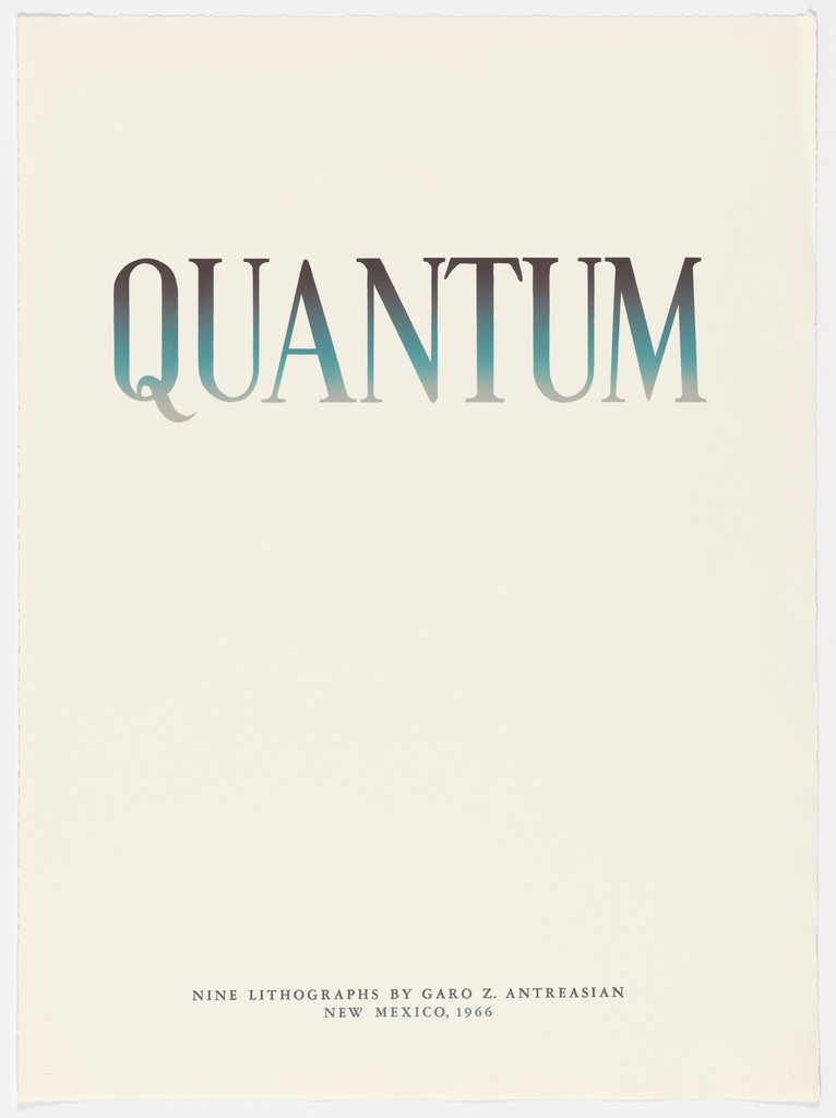 Title page from Quantum
