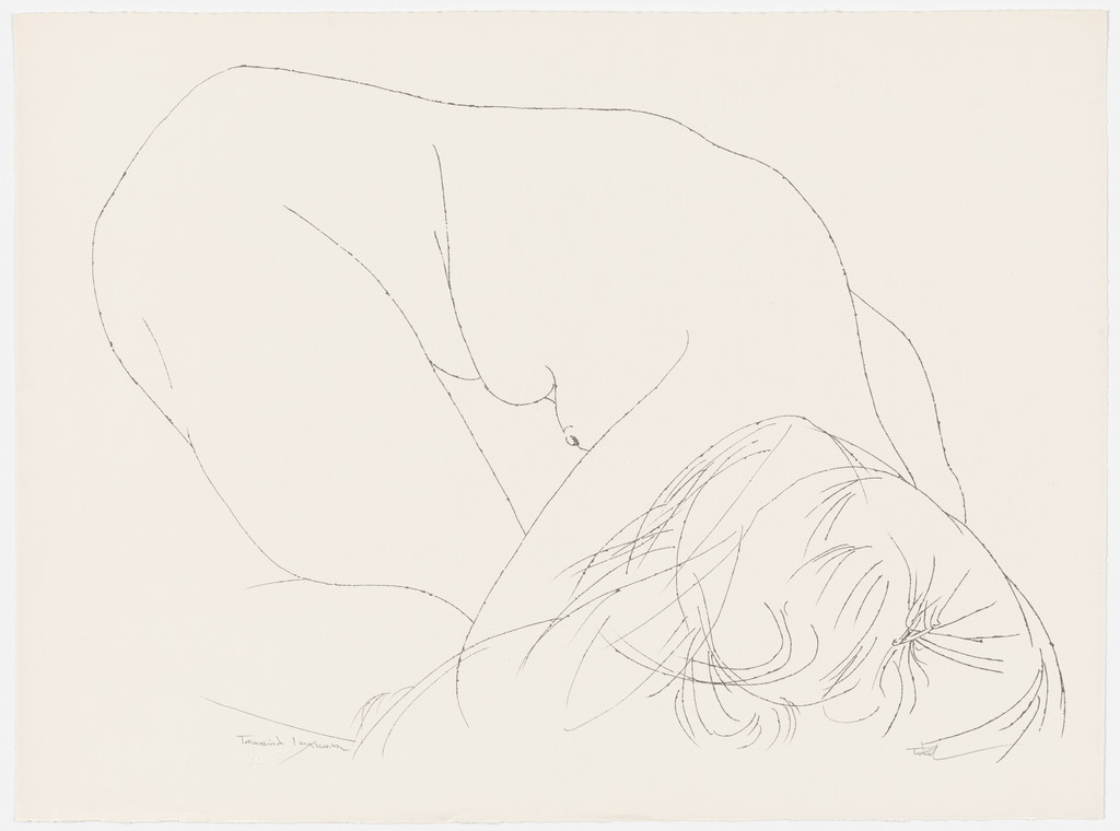 Kneeling Nude from the portfolio Of Nature, Of Man, Peter Takal, 1963