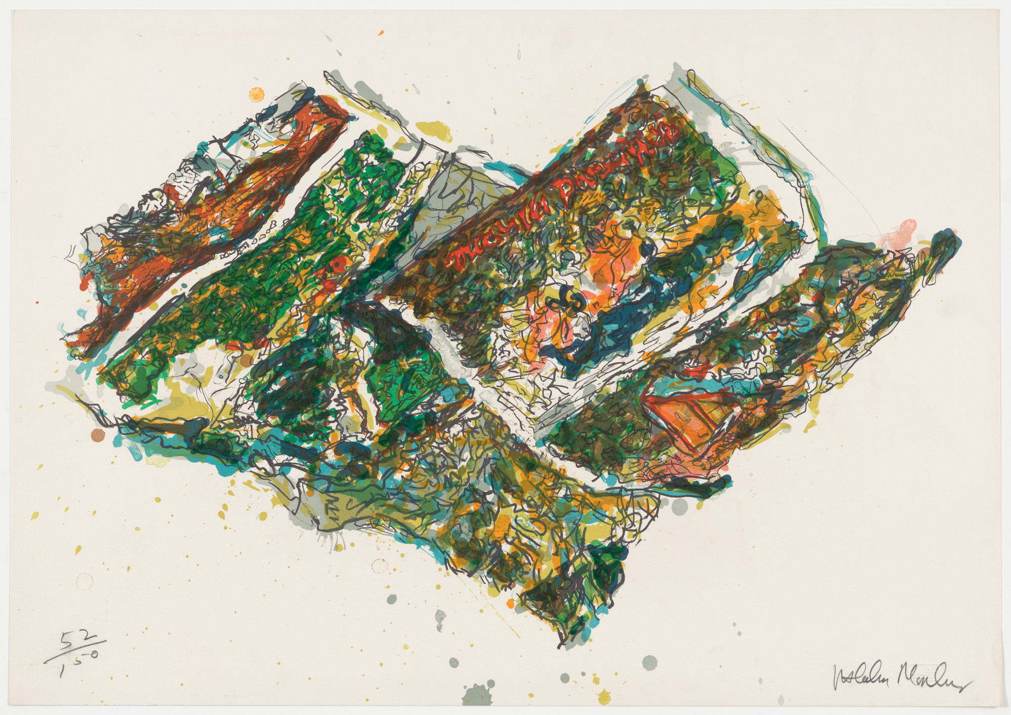 Malcolm Morley. Parrot Jungle from Arles/Miami. 1973