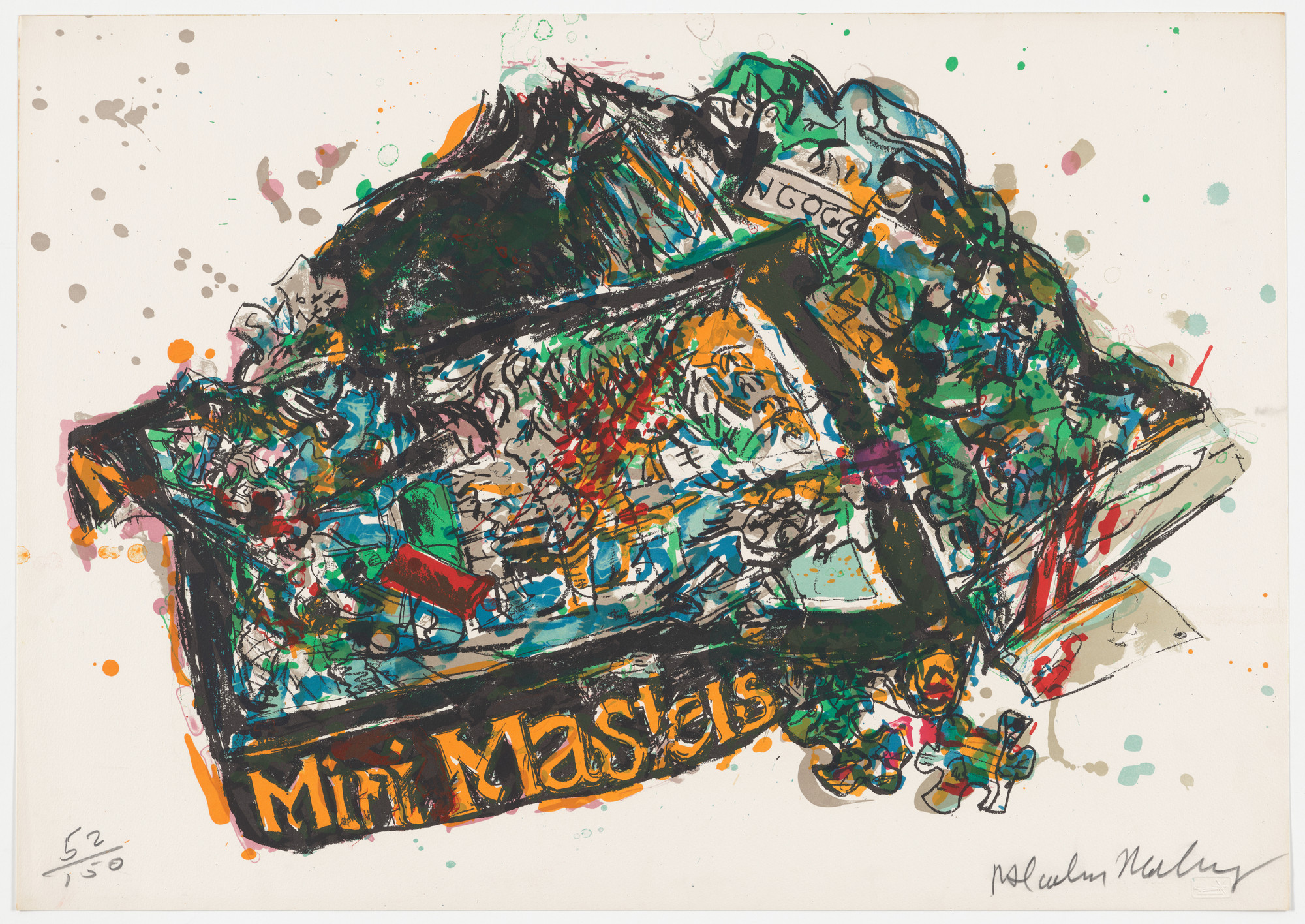 Malcolm Morley. Arles from Arles/Miami. 1973