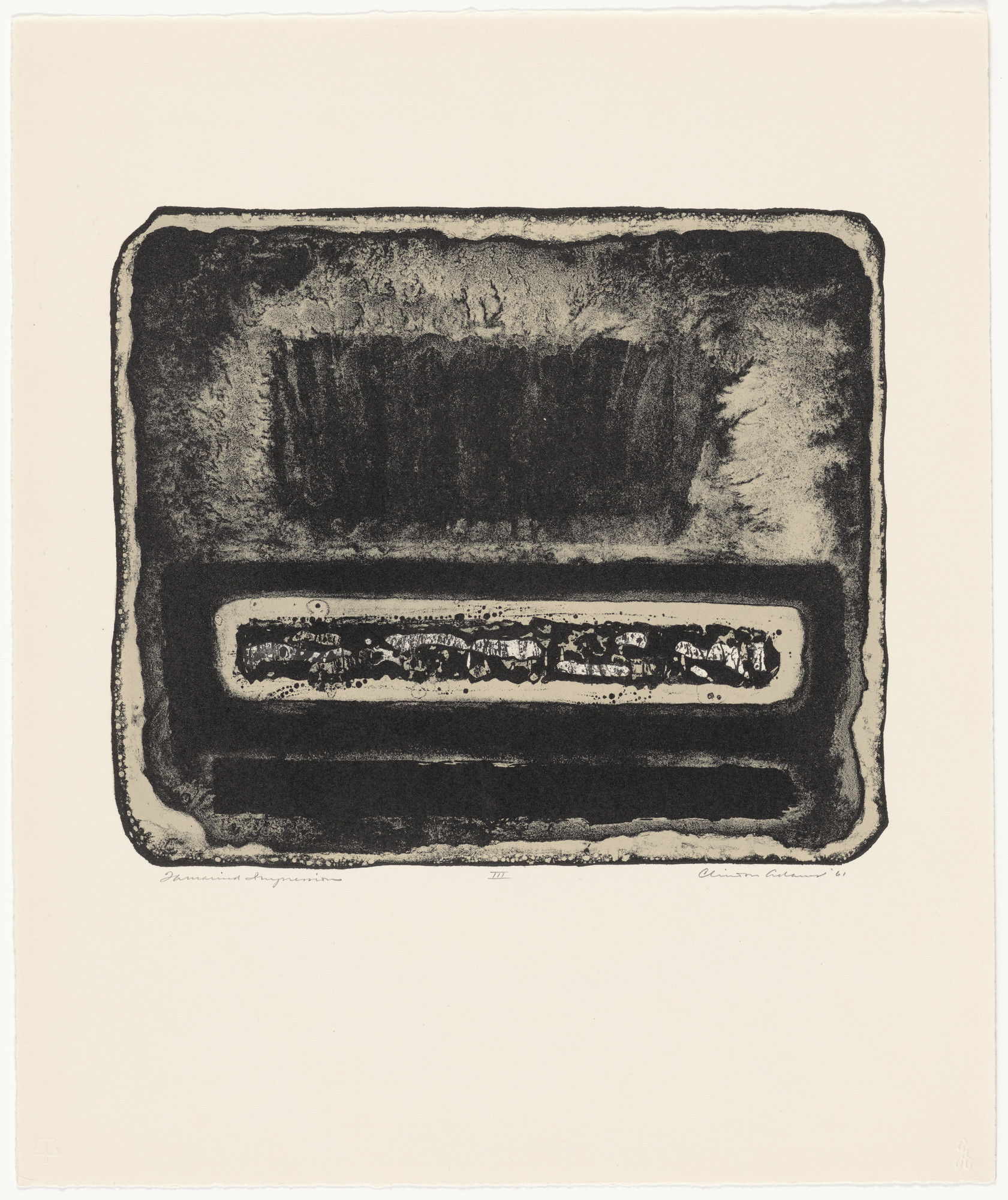 Clinton Adams. Untitled (Tablets III)