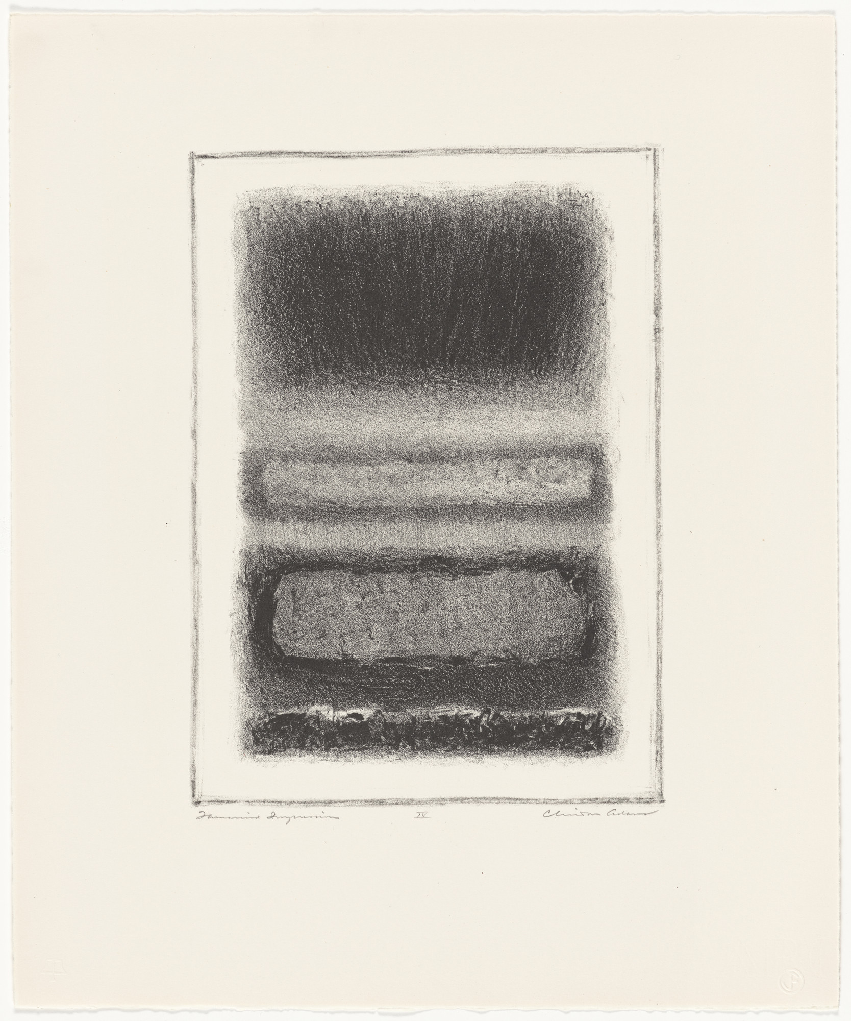 Clinton Adams. Untitled (Tablets IV)